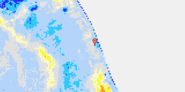 Ekstrem regn på Rungsted Strandvej 201B