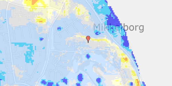 Ekstrem regn på Slotsdalen 99