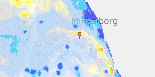 Ekstrem regn på Slotsdalen 157