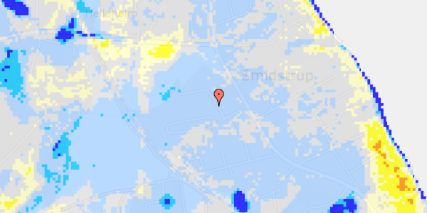 Ekstrem regn på Smidstrupvang 1A