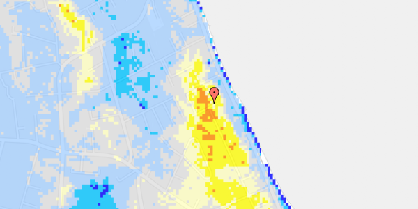 Ekstrem regn på Strandbjerg 7C