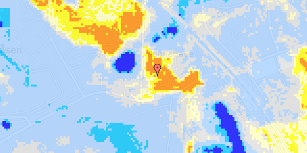 Ekstrem regn på Vestre Pennehavevej 3B