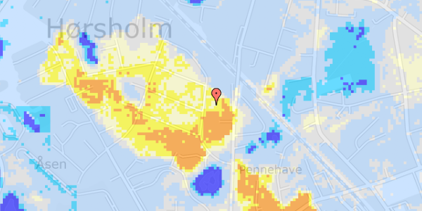 Ekstrem regn på Valdemarsvej 12