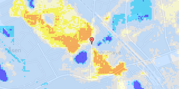 Ekstrem regn på Vallerød Banevej 9C