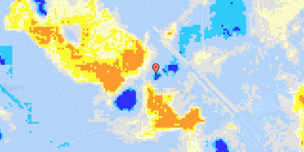 Ekstrem regn på Vallerød Banevej 18B