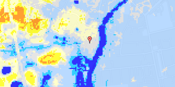 Ekstrem regn på Ved Stampedammen 35