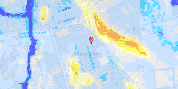 Ekstrem regn på Ådalsparkvej 55, 2. mf