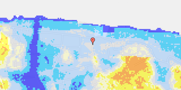 Ekstrem regn på Aslaugsvej 9