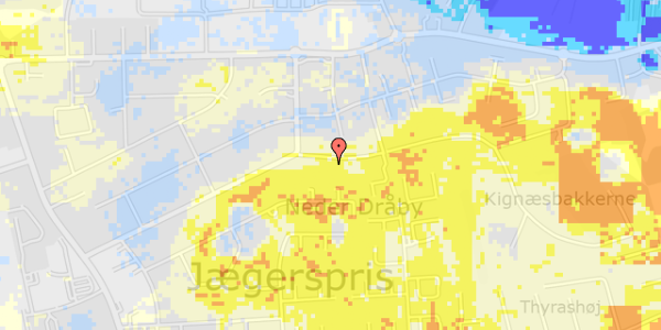 Ekstrem regn på Bakkedraget 6