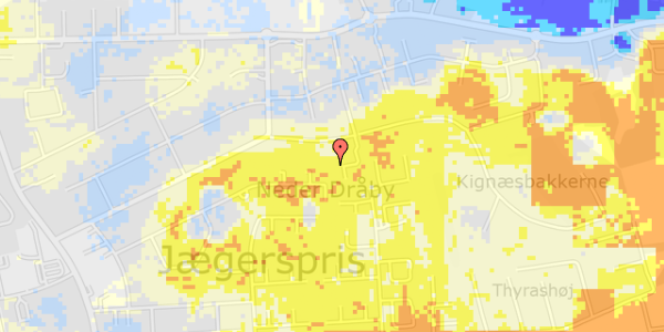 Ekstrem regn på Bakkedraget 20