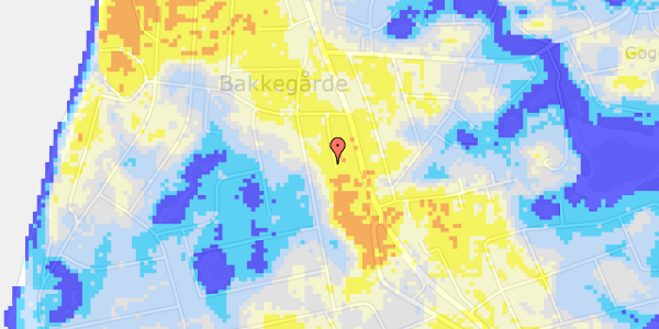 Ekstrem regn på Bellisvej 15