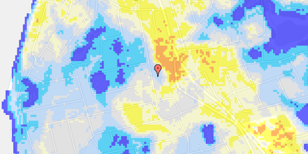 Ekstrem regn på Bellisvej 37