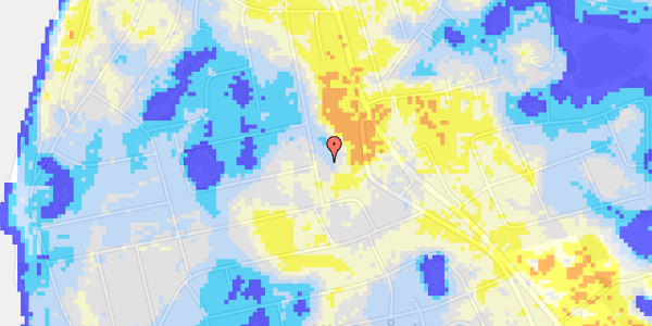 Ekstrem regn på Bellisvej 39