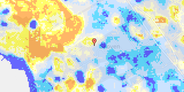 Ekstrem regn på Birketoften 8