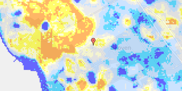 Ekstrem regn på Birketoften 18