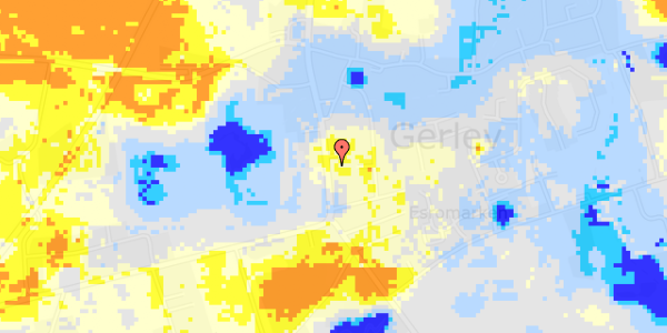 Ekstrem regn på Bygaden 21