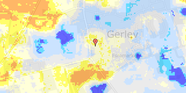 Ekstrem regn på Bygaden 23