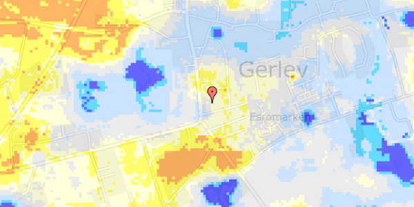 Ekstrem regn på Bygaden 25