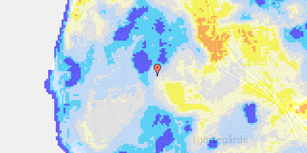 Ekstrem regn på Digevej 17