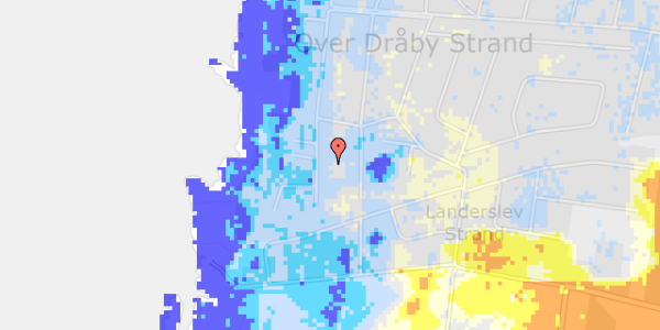 Ekstrem regn på Draaby Strandvej 3