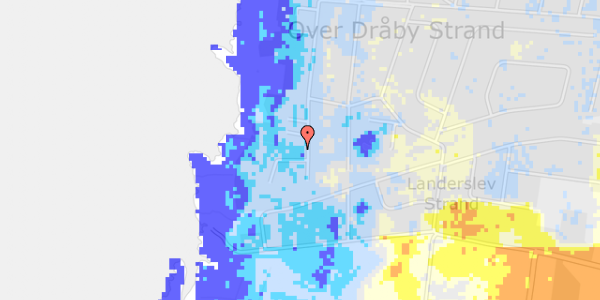 Ekstrem regn på Draaby Strandvej 18