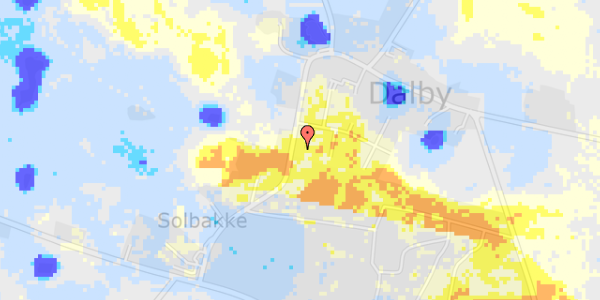 Ekstrem regn på Egelyvej 6