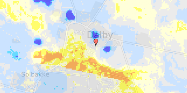 Ekstrem regn på Egelyvej 41