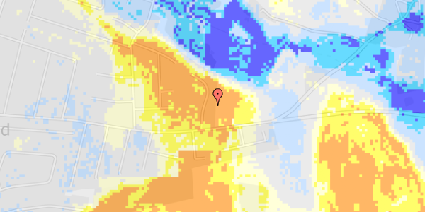 Ekstrem regn på Ellemosevej 8