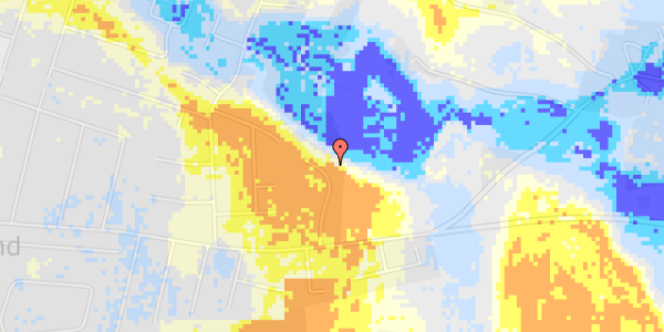 Ekstrem regn på Ellemosevej 16