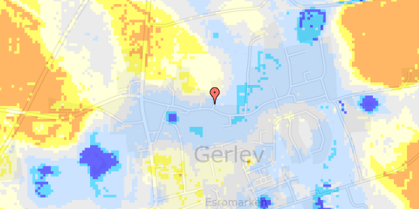 Ekstrem regn på Enghaven 17A