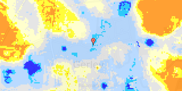 Ekstrem regn på Enghaven 25