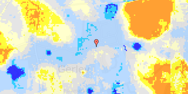 Ekstrem regn på Enghaven 36