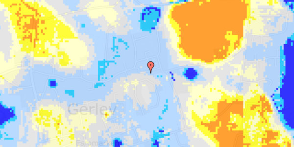 Ekstrem regn på Enghaven 50