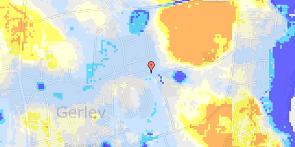 Ekstrem regn på Enghaven 54