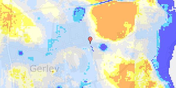 Ekstrem regn på Enghaven 56