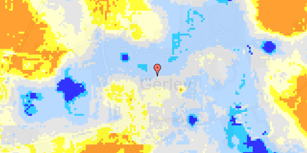 Ekstrem regn på Esrohaven 7