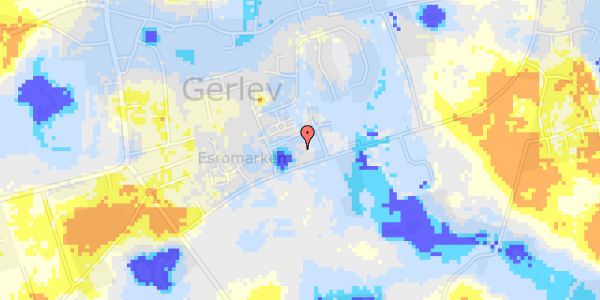 Ekstrem regn på Esrogårdsvej 16