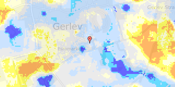 Ekstrem regn på Esrogårdsvej 22