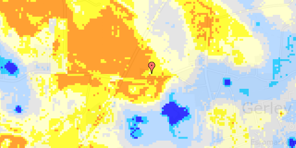 Ekstrem regn på Femhøjvej 24