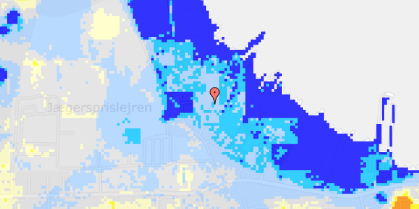 Ekstrem regn på Frihedsvej 9