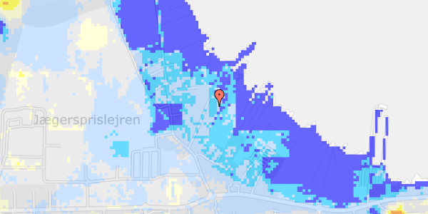 Ekstrem regn på Frihedsvej 16