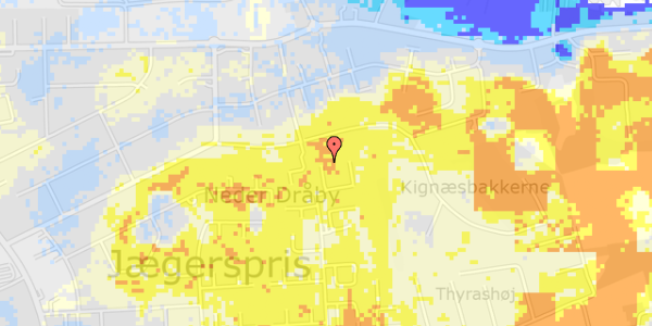 Ekstrem regn på Fyrreknolden 9