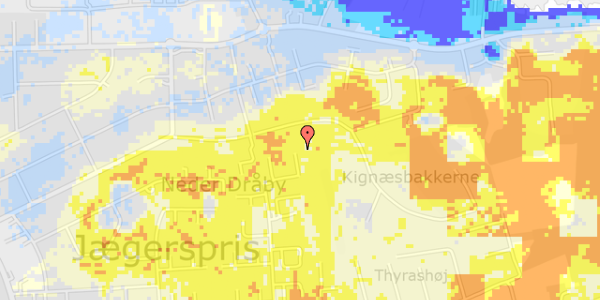 Ekstrem regn på Fyrreknolden 18