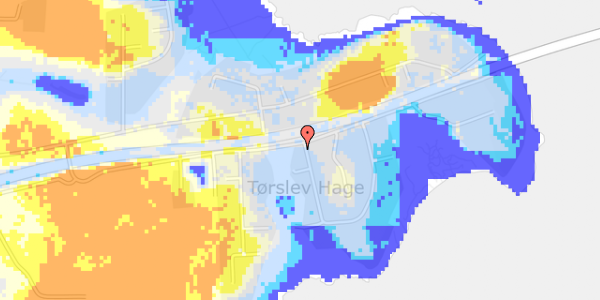 Ekstrem regn på Fælledvej 2