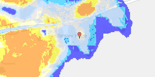 Ekstrem regn på Fælledvej 7