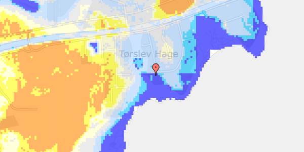 Ekstrem regn på Fælledvej 14