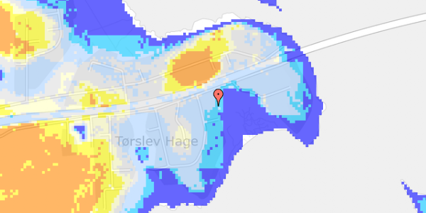 Ekstrem regn på Fælledvej 36