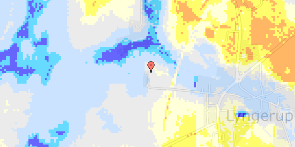 Ekstrem regn på Gammel Dalbyvej 14