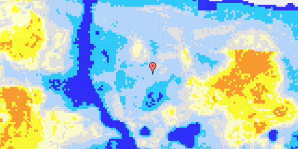 Ekstrem regn på Helgesvej 12