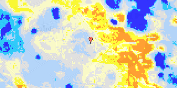 Ekstrem regn på Hjortevej 1